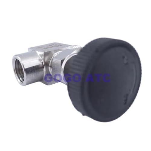 Vanne à aiguille 3/8 en inox 304 pour contrôle du débit fluide