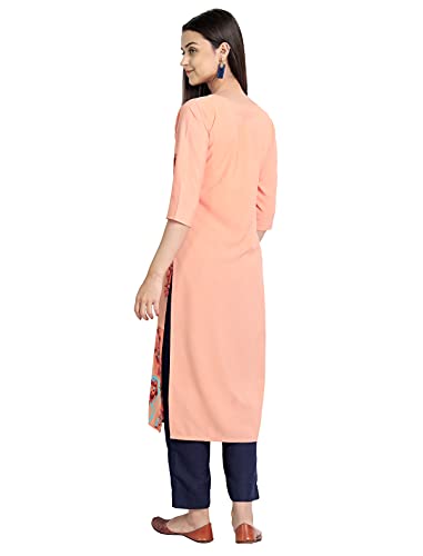 Image of Women's Crepe Straight Kurta