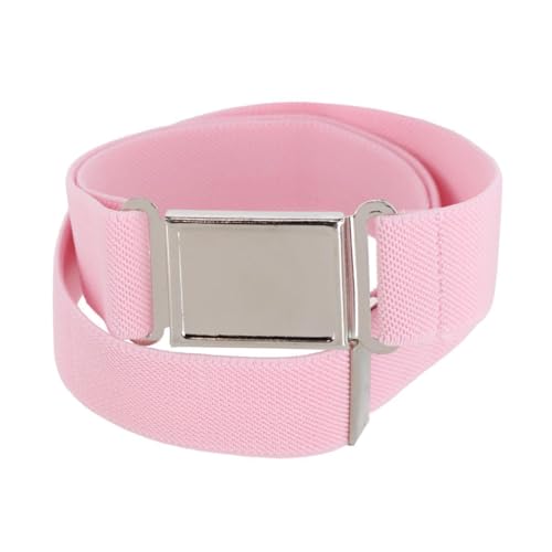 CTM Kids' Adjustable Elastic Belt with Magnetic Buckle