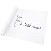Produktbild Homein Whiteboard Folie Selbstklebende Tafelfolie Weiß Whiteboardfolie Sticker Wandfolie Wandaufkleber Wochenplaner Kreidetafel für Kühlschrank Kinder mit Markerstift Dicker Upgrade 44.5 x 200 cm