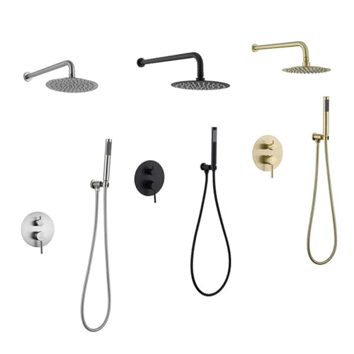 Ensemble de douche dissimulé avec boîte intégrée pour rénovation douche