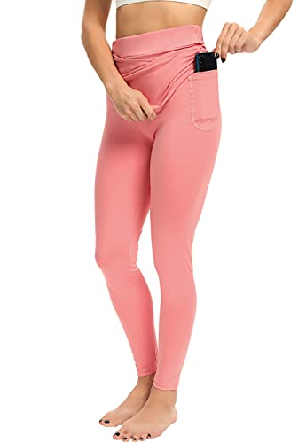 Rosyline Womens Workout Tight Skirted Leggings For Women Legging Skorts Yoga Pants With Pocket Black/Pink S #TOP3