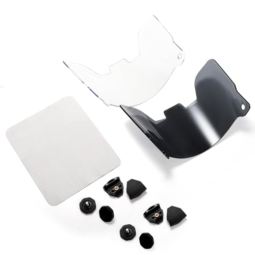 image for Lawei 2 Pack Football Visor for Helmet, Universal Football Helmet Face