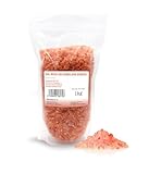 FRISAFRAN | Sal Rosa del Himalaya Gruesa 1kg | sal del himalaya | 100% Natural | sal fina | no refinada | sal himalaya | Alto contenido de minerales | Origen Natural