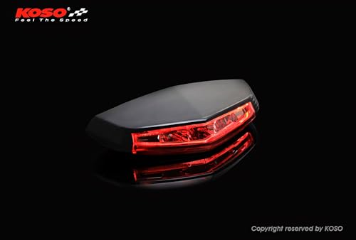 Koso Led Fanale Posteriore GT-01 (Vetro Rosso) Omologato E - 5