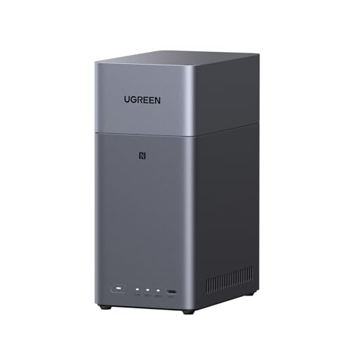 UGREEN NASync DH2300 2 Bay Desktop NAS, NFC Tap zum...