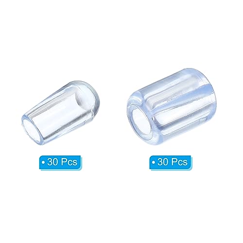 Pies para rejilla de fregadero de cocina PATIKIL, plástico transparente miniatura 3