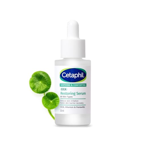 Image of Cetaphil CICA Restoring Serum 30ml | 75% Faster Skin Barrier Recovery in 3 Days | Soothes Sensitive Skin | Improves Tone & Dullness | Fragrance-Free & Hypoallergenic