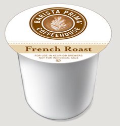 Barista Prima Coffeehouse French Roast Coffee K-Cups, 0.31 Oz., Box Of 24