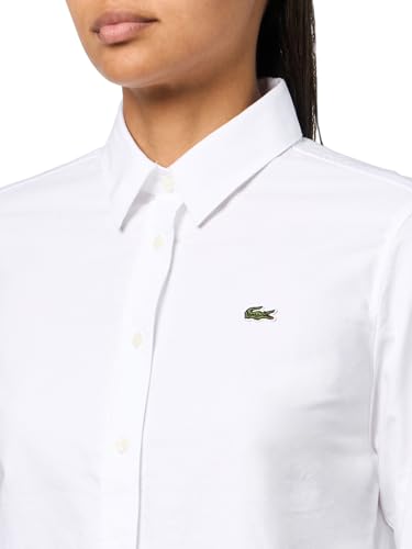 Lacoste Women's Regular Fit Cotton Oxford Shirt3