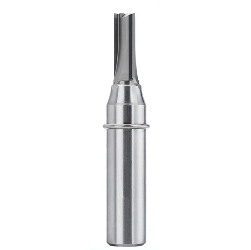 Milling Cutter 3 Flute Carbide End Mill Slot for MDF Plywood Chipboard Woodworking 1/2 Shank TCT Straight Router Bit(1l2x6.0x22mm)
