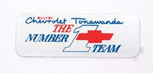 Eckler's 33151147 Camaro Valve Cover Decal Number 1 Team Tonawanda Big Block