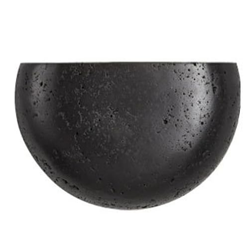 SSBHDM Minimalist Black Travertine Wall Light, G9 Light Source Natural Stone Wall Lamp, Hardwired Indoor Wall Sconce, Restaurant Living Room Bedroom Wall Mounted Light Fixtures