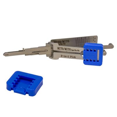 KEYLESSPROS Finger Saver Thumb Brace Support Only for Original LiShi Pick Tools (Blue) - The LiShi Tool is NOT Included
