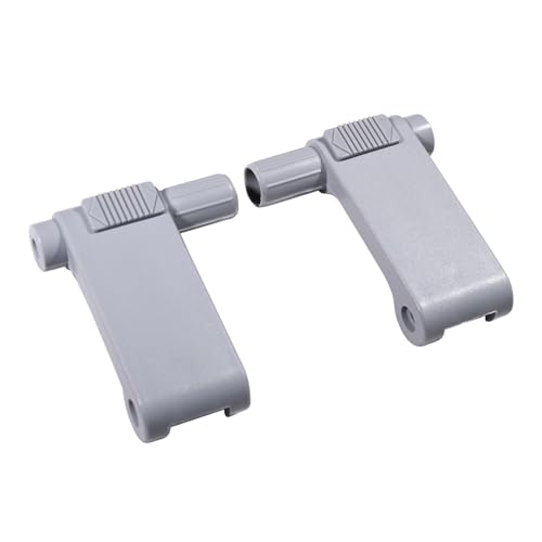 YUCKMZ Dachfenster Griffhebel Set AF/BA 2skt Ersatzteil Kompatibel mit Braas Atelier-Fenster Grau