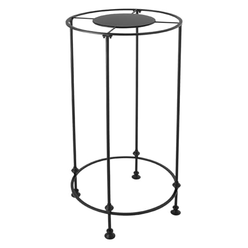 NIENIEE Round Garment Rack, Freestanding Hanging Rack, Clothes Store Display Rack, Floor Standing Clothes Hanging Clothing Rack, for Bedrooms, Boutiques, Retail Commercial Shop, Laundry Room (Black)