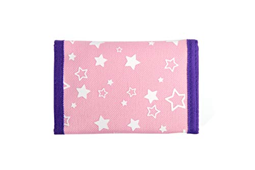 Image of Trifold Canvas Outdoor cartoon Wallet for Kids - Unicorn
