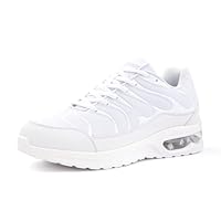 Hitmars Basket Femme Chaussures de Course Respirant Chaussures de Sport Sneaker Légères Air Chaussures de Running Athlétique Fitness Jogging Outdoor Gym Vert EU 46