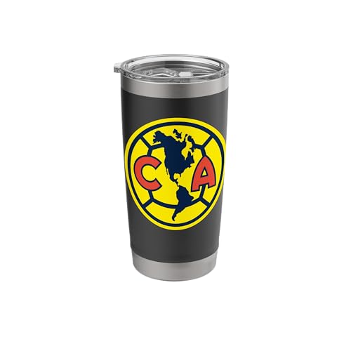 Club America Classic Crest Circle with Americas Map Stainless Steel Insulated Tumbler