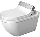 tapa inodoro duravit starck 3 Lavavajillas, Duravit Wand WC (ohne Deckel) Starck 3 620 mm, Tiefspüler für SensoWash mit verdeckten Anschlüßen, weiss mit Wondergliss Beschichtung, 22265900001