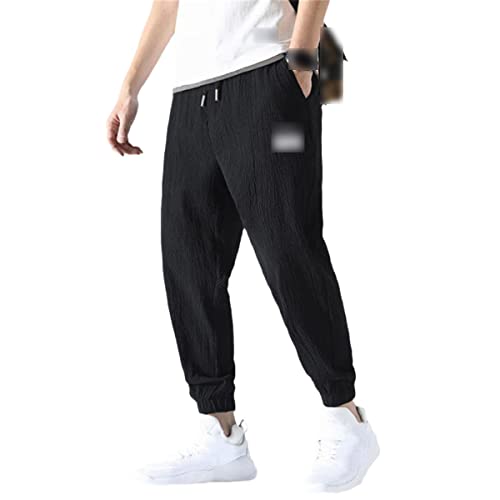 Pantalon sarouel en soie glacée homme taille élastique 36-41