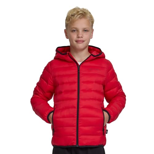Image of Spyder Boys Puffer Jacket - Lightweight Packable Wind Water Resistant Quilted Boys Winter Coat - Cozy Insulated Winter Jacket
