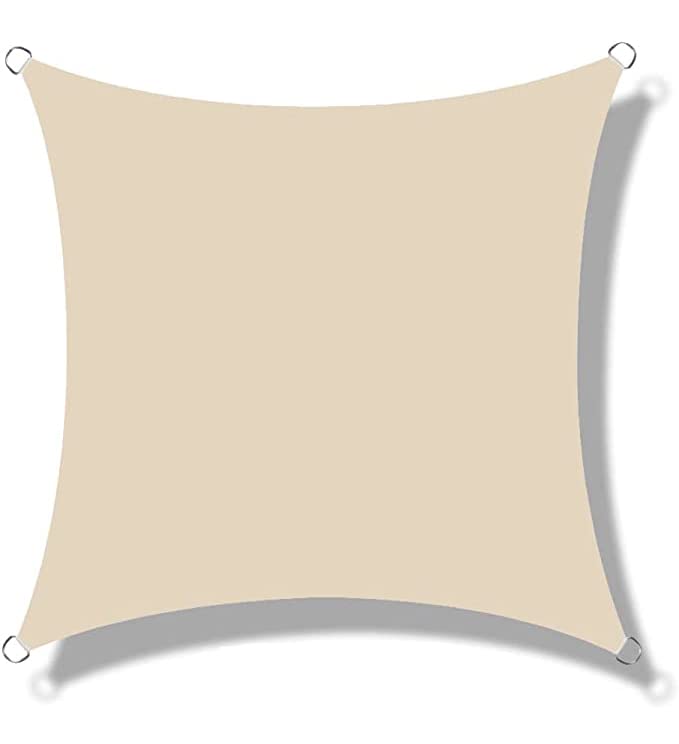 Voile d'ombrage carré Decopa anti-UV pour terrasse et jardin