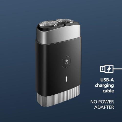 Philips Portable Shaver, On-The-Go Wet and Dry Electric Shaver, ComfortCut Blade System, 3D Floating Heads, Compact Design, Powerful Battery, - image 2