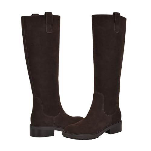 Calvin Klein Women's Pauline Boot, Dark Brown Suede 201, 7.5 - image 2