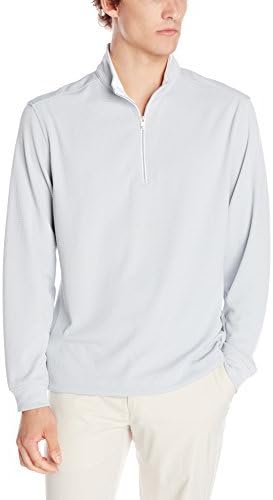 Greg Norman Collection Men's Textured 1/4 Zip Mock Shirt
