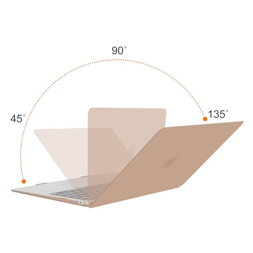 Image of MOSISO Compatible with MacBook Air 13 inch Case 2022 2021 2020 2019 2018 Release A2337 M1 A2179 A1932 Touch ID, Plastic Hard Shell Cover Compatible with MacBook Air 13.3 inch Case, Bronze Brown