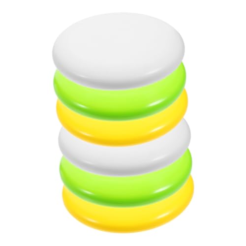 UKCOCO 6Pcs Disc Golf Beginner for Outdoor Fun Midrange Driver Discs Each Durable Pe Material for All Skill Levels
