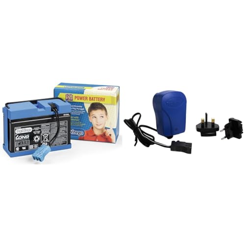 Peg Perego - Batteria, 12 V, 8 Ah &Perego - Kit Caricabatterie, 12 V, 0.85 A