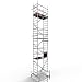 Produktbild ALTEC Rollfix® 1.0 800 | 8m AH | Rollen (Ø125mm) | Standardtraverse | Made in Germany | TÜV | belastbar 200kg/m² | Alu | Norm - DIN EN 1004-1 | Baugerüst | Fahrgerüst
