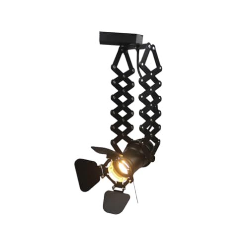 Sosoport LED Spotlight Ajustable para Tiendas Pequeño Diseño Negro Luz Blanca para Restaurantes y Centros Comerciales