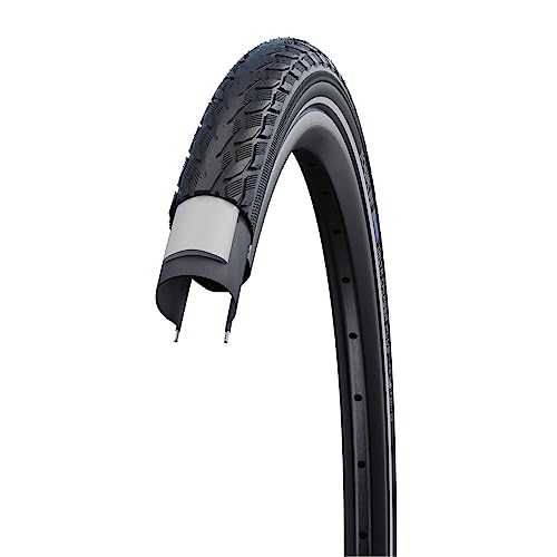 Schwalbe Delta Cruiser Plus HS 431 Bicycle Tire - Wire Bead (Black-Reflex - 700 x 35)