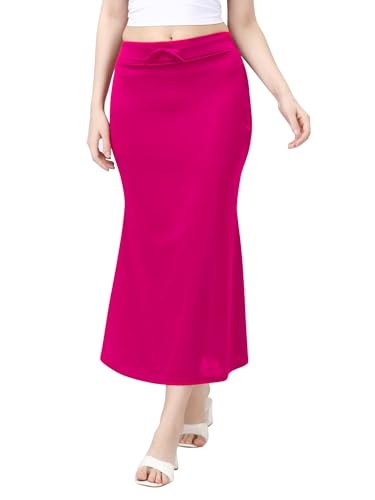 Image of Toochki Stretchable Saree Shapewear Petticoat for Women, Blended Cotton,Petticoat,Skirts for Women,Shape Wear Dress for Saree