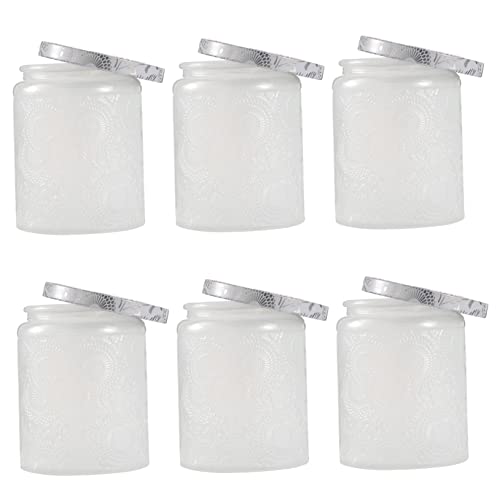 LIFKOME DIY Candle Making Kit 6pcs Glass Jars Candle Containers Bulk Mason Jars for Adults