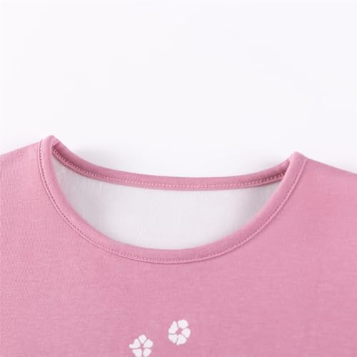 Youlebao Girls' Sweatshirt and Leggings Set - Soft Fleece 2-Piece Outfit for Toddler Kids Ages 2-73