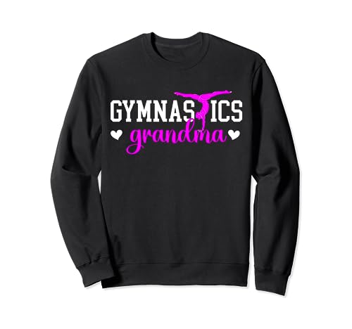 Gymnastics Grandma For Mother's Day Black Gymnastics Grandma Sweatshirt