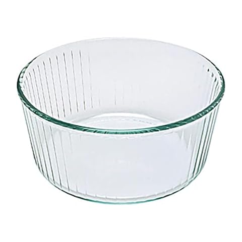 Pyrex Glass Soufflé Dish, 22cm x 22cm Cover