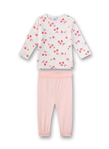 Preisvergleich Produktbild Sanetta Baby-Mädchen Pyjama lang Zweiteiliger Schlafanzug, Beige (beige 1427), 74 (Herstellergröße:074)