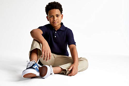 Image of French Toast Big Boys' Short Sleeve Pique Polo