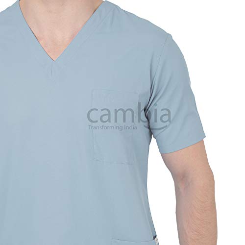 Image of Cambia Scrub Suits for Doctors Men /OT Dress Unisex (L, Grey)