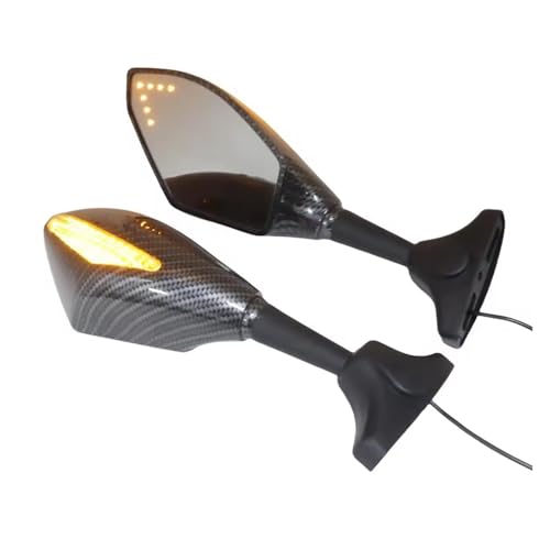 Espejos retrovisores laterales de motocicleta Ducati 748 Biposto 1998 1999 2000 con LED