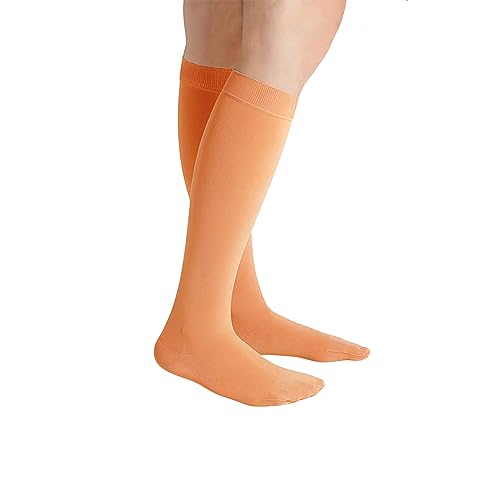 Image of Juzo Soft 30-40 mmHg Compression Stockings, Knee High, Silicone Band, Closed Toe | Compression Socks for Women / Men for Severe Varicosities & Edema, Orthostatic Hypotension, Post-Op