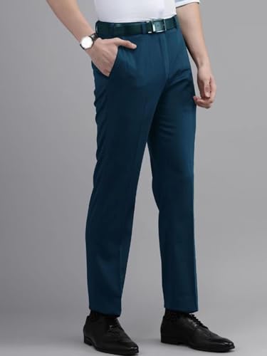 Image of Jack and Jini Formal Pant for Men. Regular Fit, Lightweight, Flat Front, Premium Cotton Polyester Blend Fabric. Office, Party and Casual Wear. Non Stretchable.