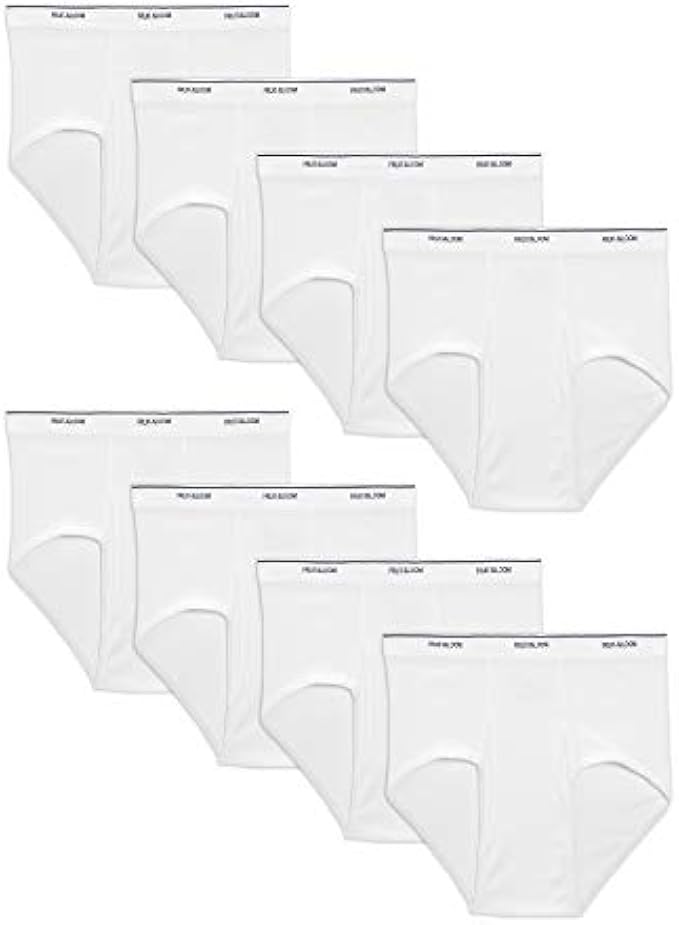 Fruit of the Loom Men's Basic White Brief Multipack