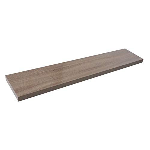 INDA-Exclusiv XXL Wandboard Wandregal Eiche Optik Bücherregal Hängeregal CD DVD Regal Schweberegal MDF PVC 100cm Cover
