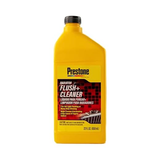 Prestone AS105 Total Cooling Syststem Cleaner for Radiator, Heater Core, and Hoses, 22 oz., 1 pack , (Packaging May vary)